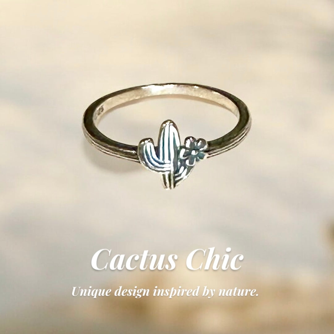Cute Cactus Ring  silverlov