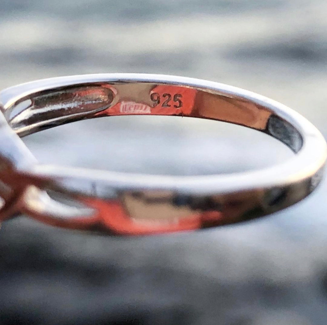 Beautiful White Opal Ring