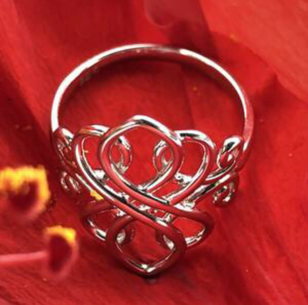 Silver Lines Ring